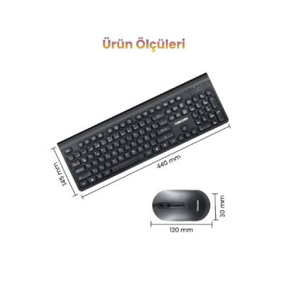 Multimedya Q Klavye Ve Mouse Seti - 3