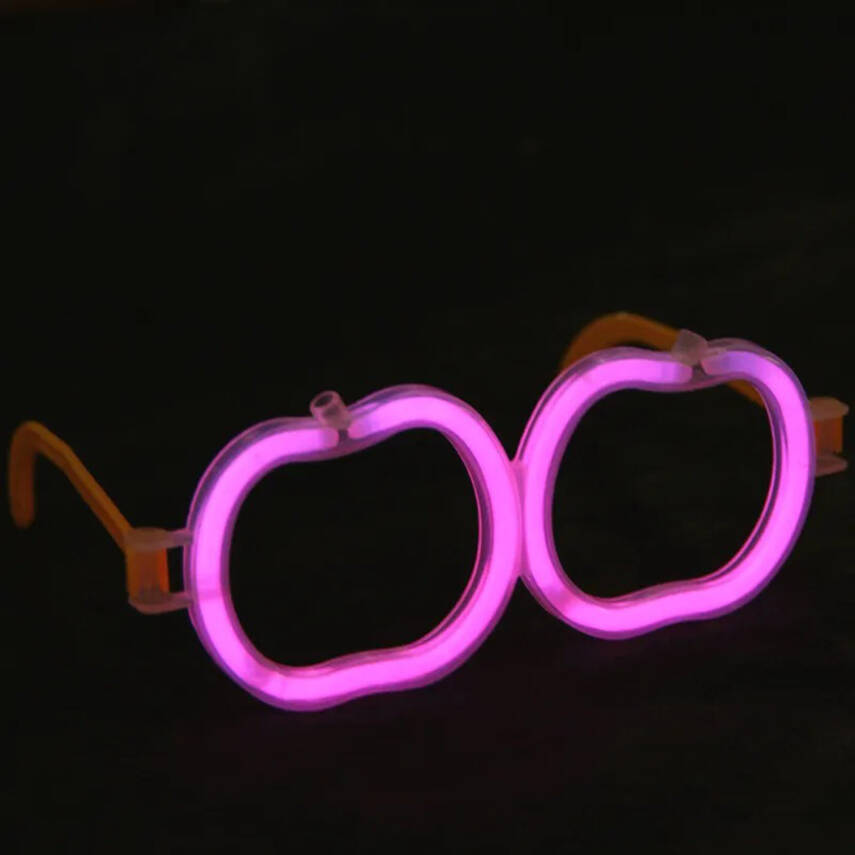 Neon Stick Elma Gözlük Seti 12 Adet - 2