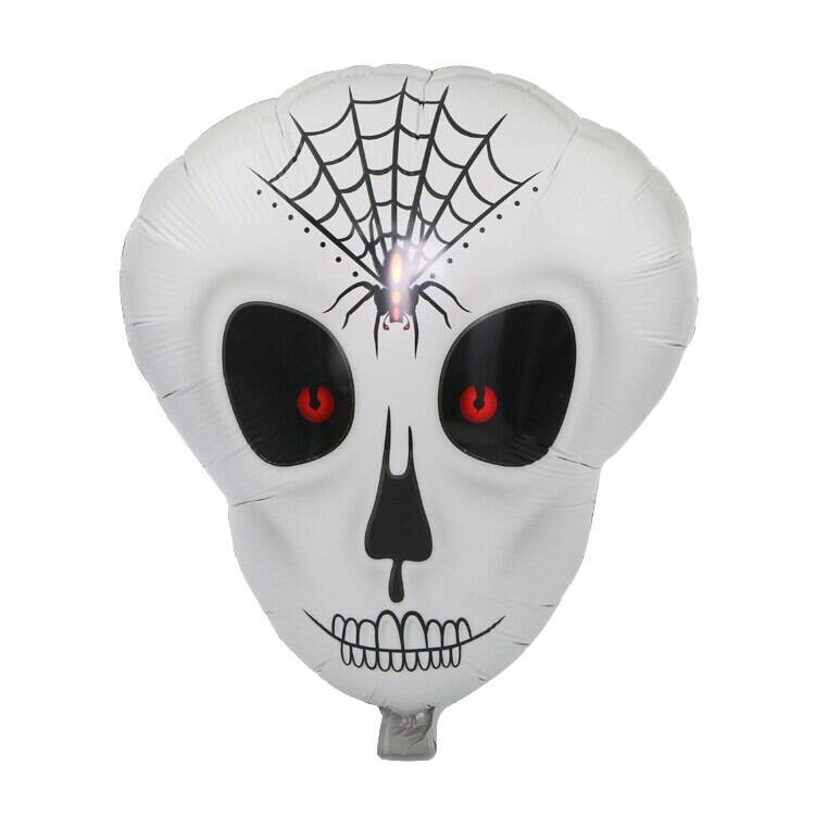 Örümcek Ağ Desenli İskelet Folyo Balon - 1