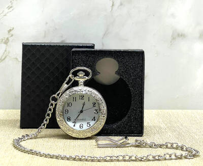 Özel Kutulu Gümüş Köstekli Saat