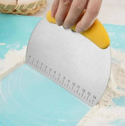 Paslanmaz Çelik Hamur Kesme ve Şekillendirme Spatulası - 2