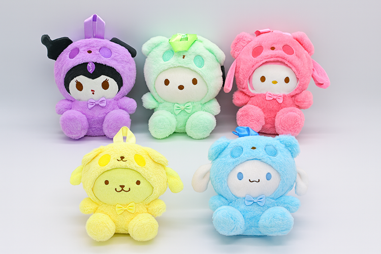 Peluş Kawaii Kuromi My Melody ve Cinnamoroll Sırt Çantası - 1