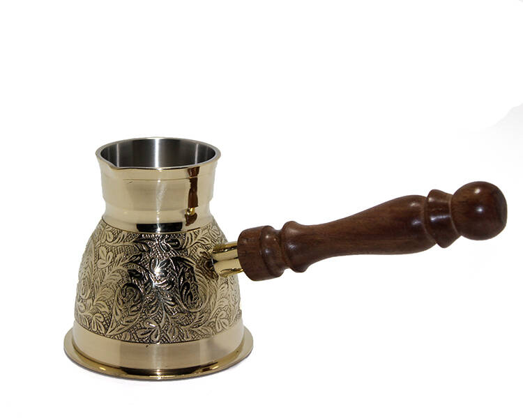 Pirinç Cezve 4'' inç Model 5 - 1