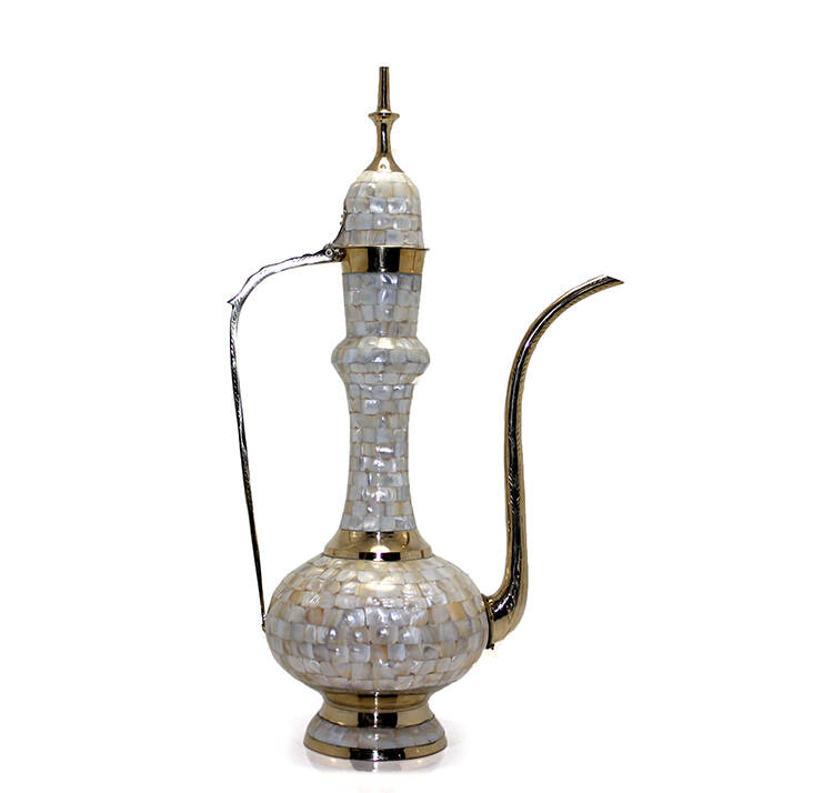Pirinç Sedefli İbrik 55 Cm - 1