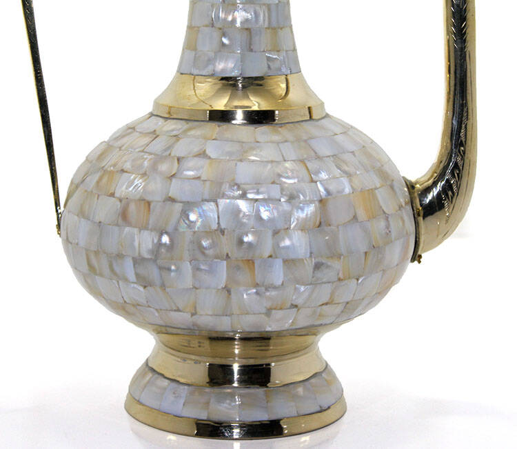 Pirinç Sedefli İbrik 55 Cm - 2