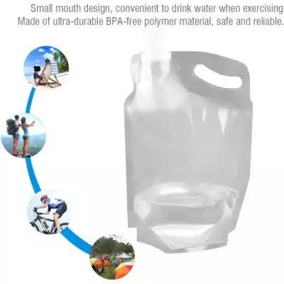 Plastik Kapaklı Su Torbası 1 Litre - 1