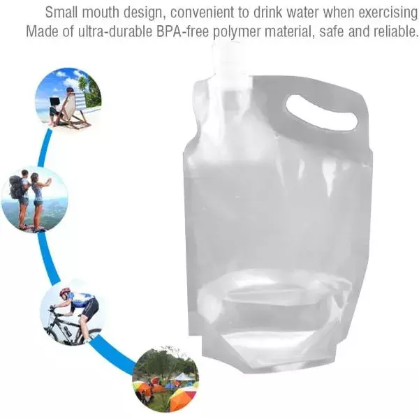 Plastik Kapaklı Su Torbası 1 Litre - 1