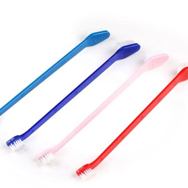 Plastik Köpek Diş Fırçası 4 Adet - 3