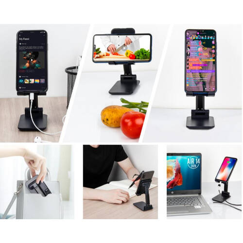 Portatif Masaüstü Telefon Tablet Tutucu - 3