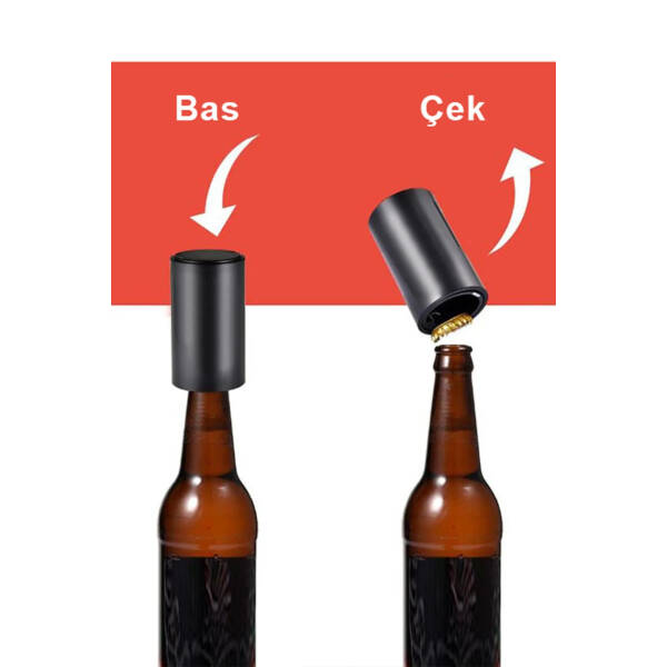 Pratik Şişe Açacağı Bas Bırak - 3