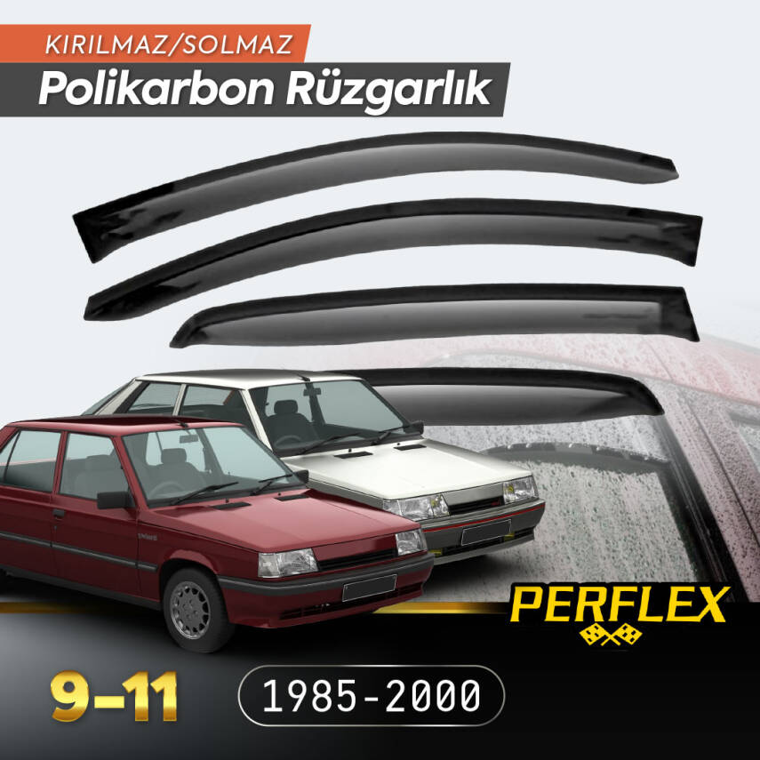 Renault 9-11 1985-2000 Cam Rüzgarlığı V2 Mugen - 1