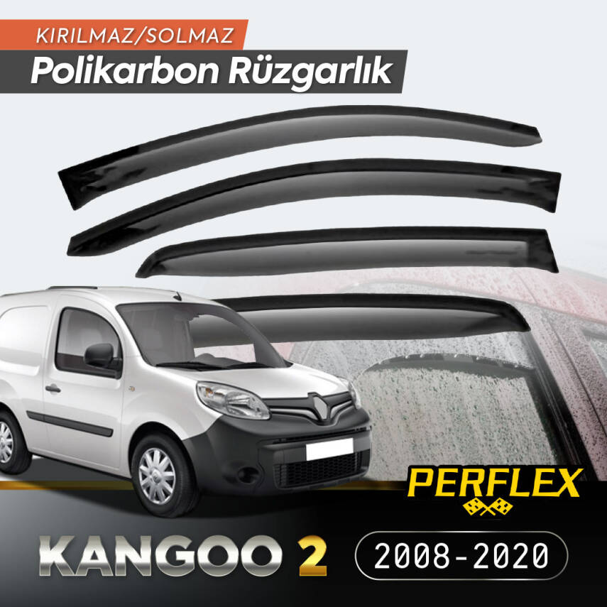 Renault Kangoo 2 2008-2020 Cam Rüzgarlığı V2 Mugen - 1
