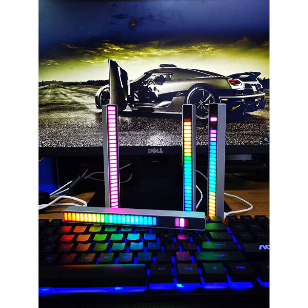 RGB Sese Duyarlı Taşınabilir Ekolayzer LED Çubuk - 1