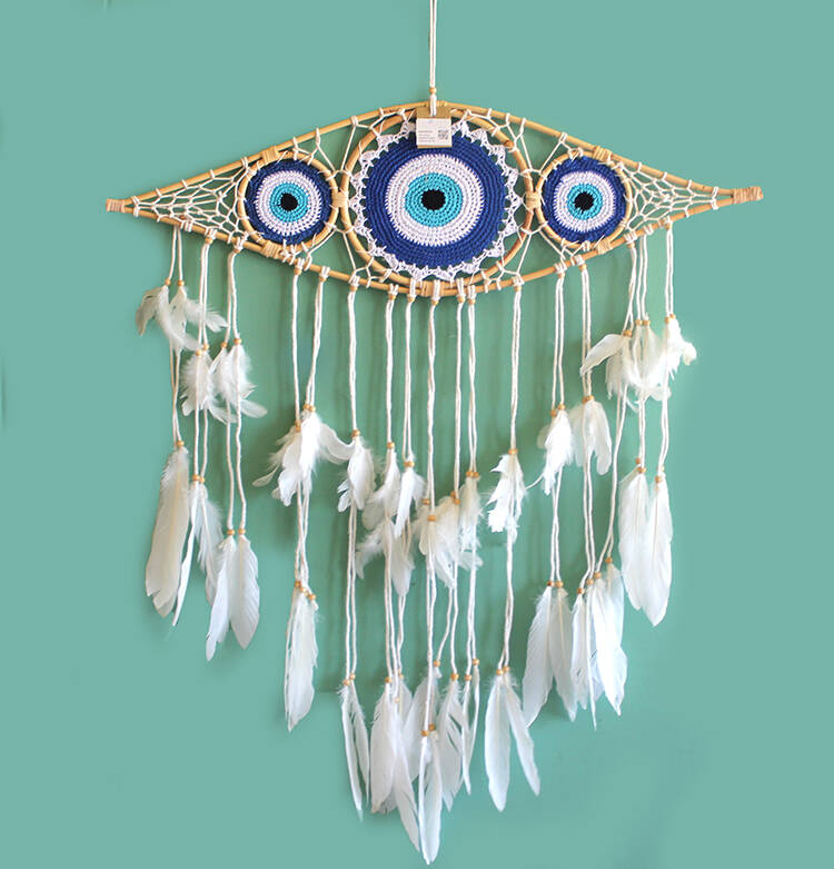 Rüya Kapanı Dream Catcher Göz Tasarımı Model 4 - 1