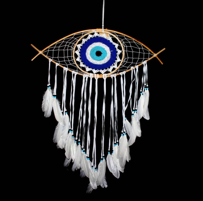 Rüya Kapanı Dream Catcher Göz Tasarımı Model 5 - 1