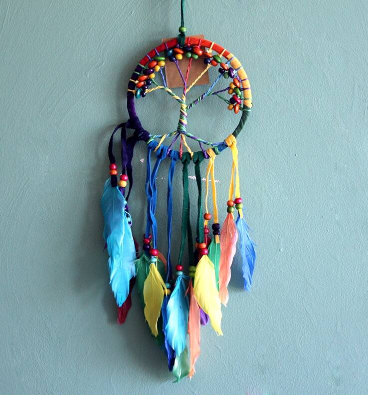 Rüya Kapanı Dream Catcher Hayat Ağacı Model 4 - 1