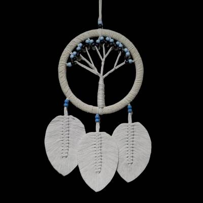 Rüya Kovan Hayat Ağacı Dream Catcher Ekru - 2
