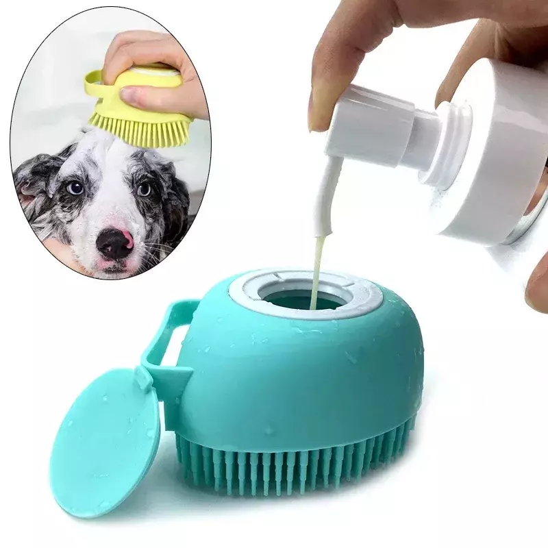 Şampuan Hazneli Kedi Köpek Yıkama Kesesi - 3