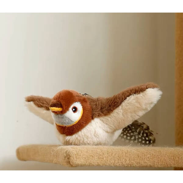 Şarjlı Peluş Uçan Kuş Oyuncak - 1