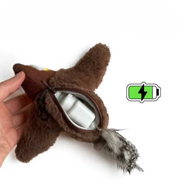 Şarjlı Peluş Uçan Kuş Oyuncak - 3