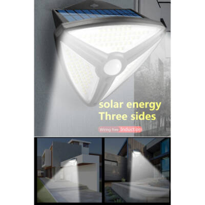 Sensörlü 138 Ledli Güneş Enerjili Solar Bahçe Lambası - 3