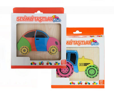 Sevimli Taşıtlar Yapboz