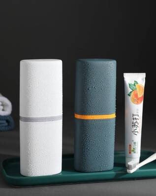 Seyahat Tipi Diş Fırçası ve Macun Saklama Kabı - 4