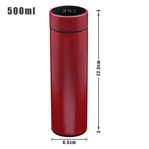 Sıcaklık Göstergeli Dijital Termos 500 ml - 4