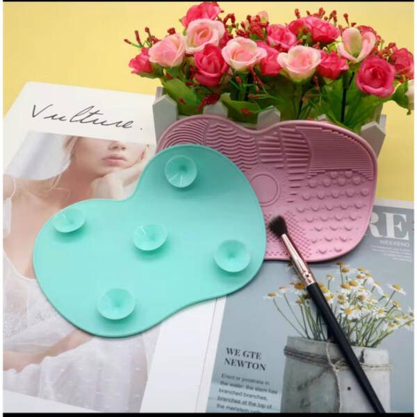 Silikon Makyaj Temizleme Matı - 1