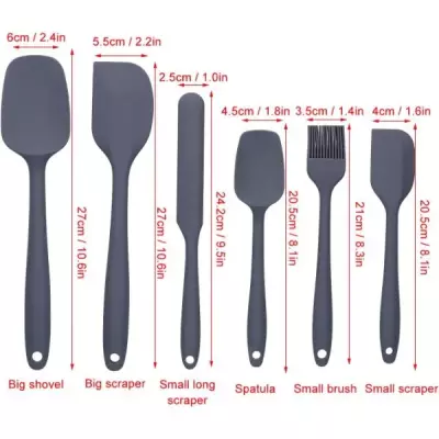 Silikon Spatula ve Fırça Seti - 4