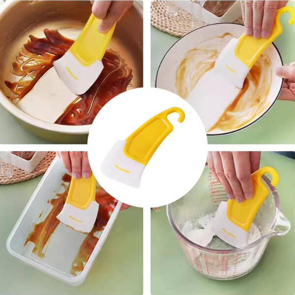 Silikon Uçlu Bulaşık Temizleme Kazıyıcı Spatula - 1