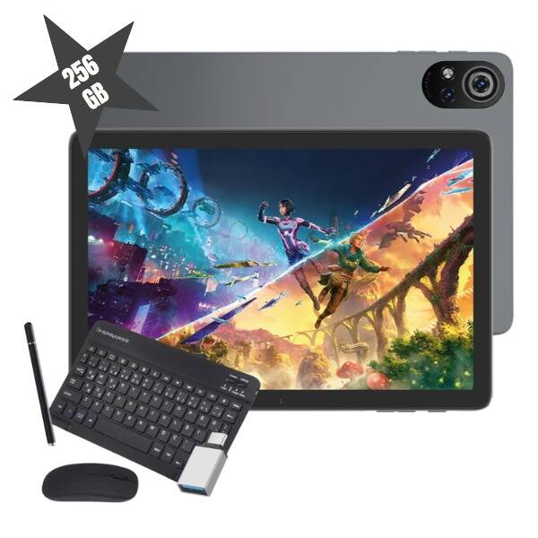 Silver 10.1" Incell Ekran 8GB/256GB Tablet PC - 1