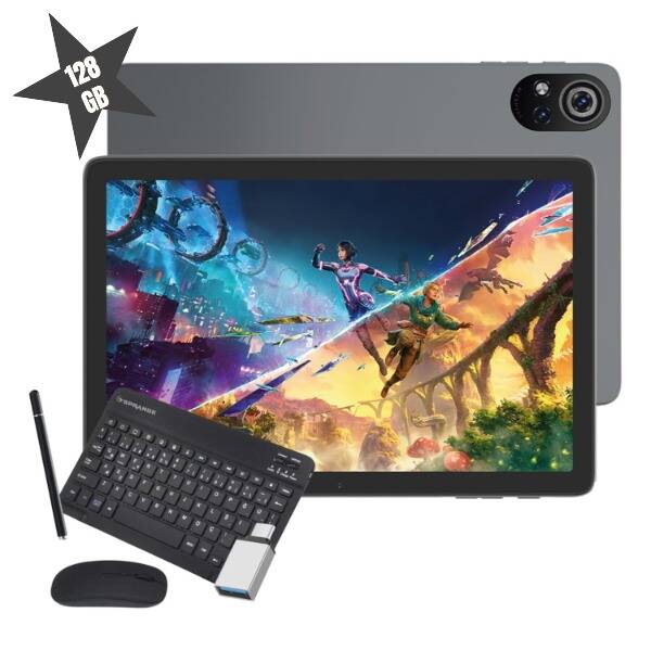 Silver 10.1" IPS Ekran 6GB/128GB Tablet PC - 1