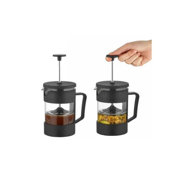 Siyah Cam French Press 420 ml - 1