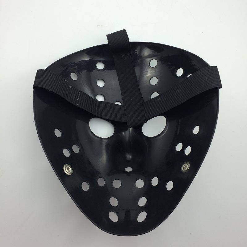 Siyah Kırmızı Çizgili Jason Hannibal Maskesi - 5