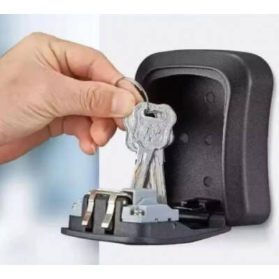 Siyah Şifreli Anahtar ve Eşya Saklama Güvenlik Kasası (1)