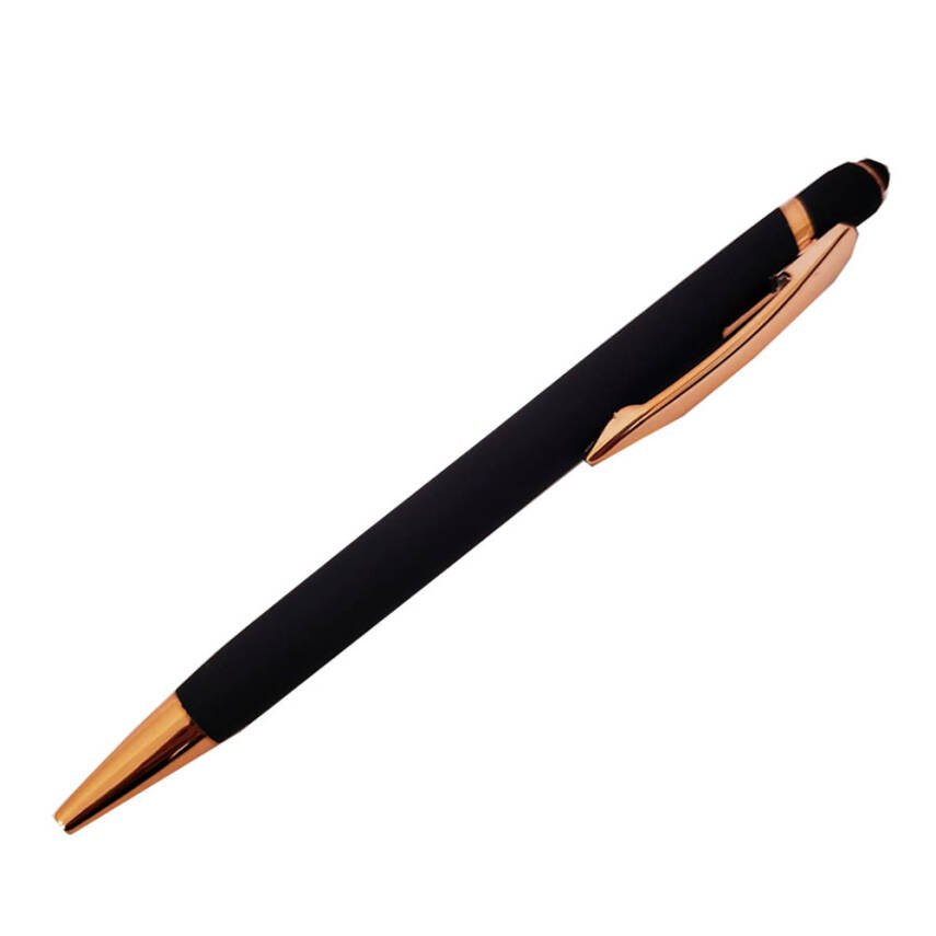Siyah Tükenmez Rubber Kalem Touchpen - 1