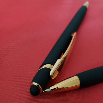 Siyah Tükenmez Rubber Kalem Touchpen - 2