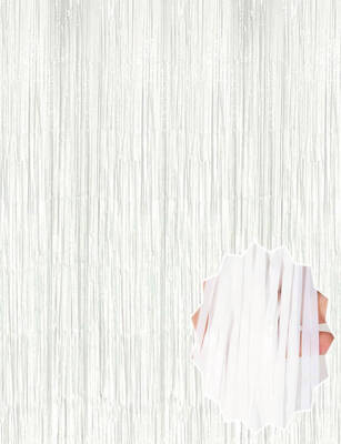 Soft Beyaz Renk Duvar ve Kapı Perdesi