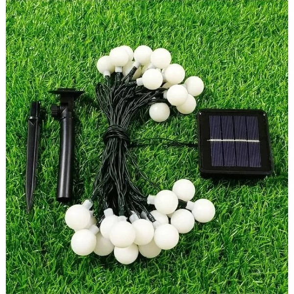 Solar 5m 28 Led Top RGB Siyah Kablolu - 1