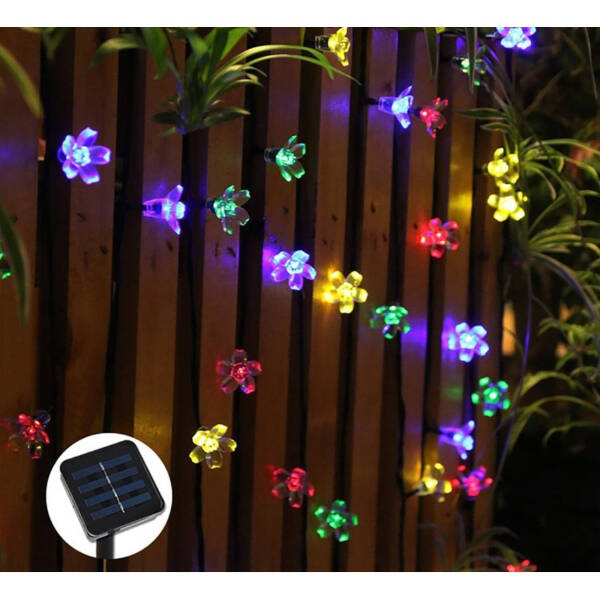 Solar 5m 50 Led Papatya RGB 8 Fonksiyonlu - 3