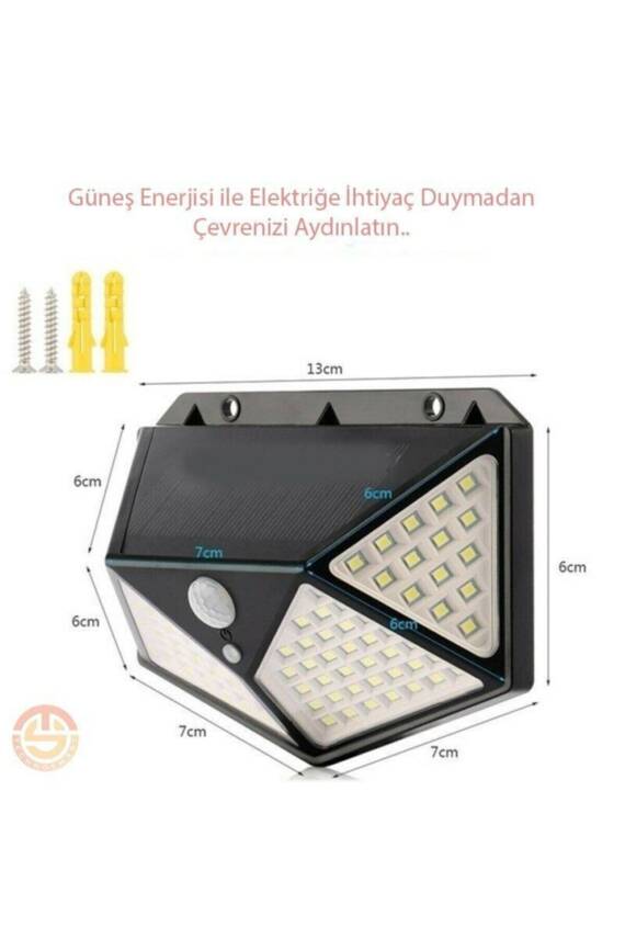Solar Bahçe Aydınlatma Lambası 100 Led - 3