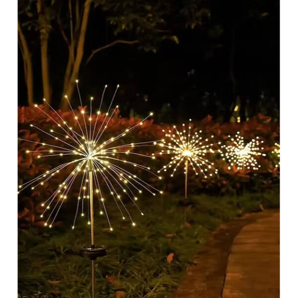 Solar Havai Fişek Dekor LED - 1