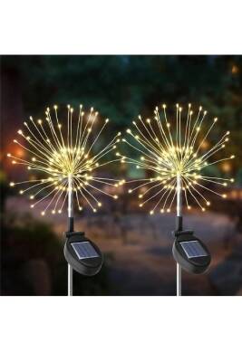 Solar LED Karahindiba Bahçe Işıkları 2 Adet - 2