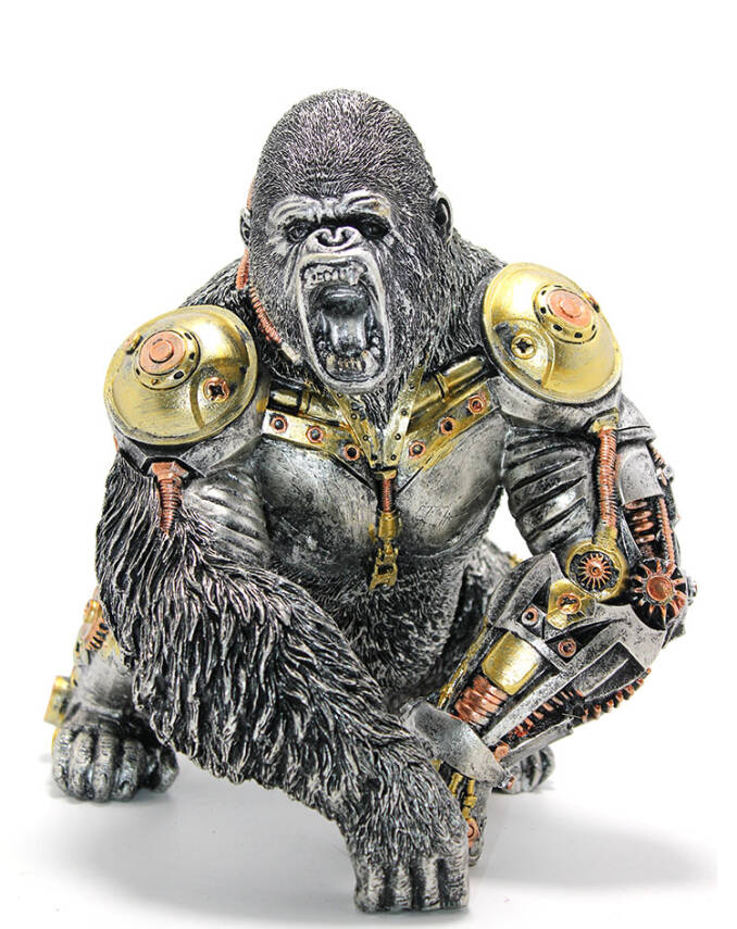 Steampunk Polyester King Kong Figürü - 1