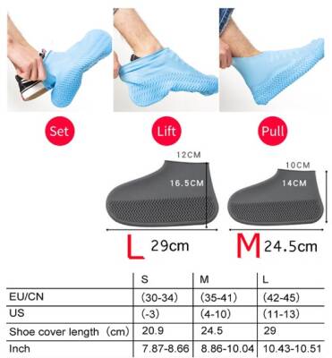 Su Geçirmez Ayakkabı Kılıfı M Beden - 3