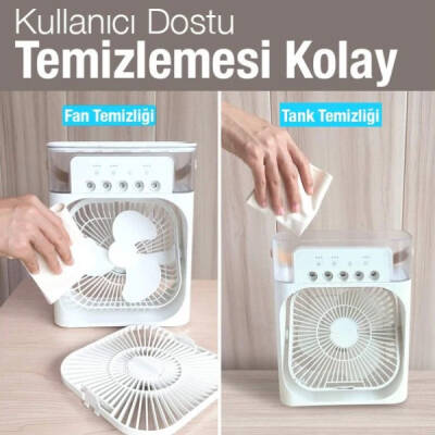 Su Hazneli Şarjlı Masa Vantilatörü - 3
