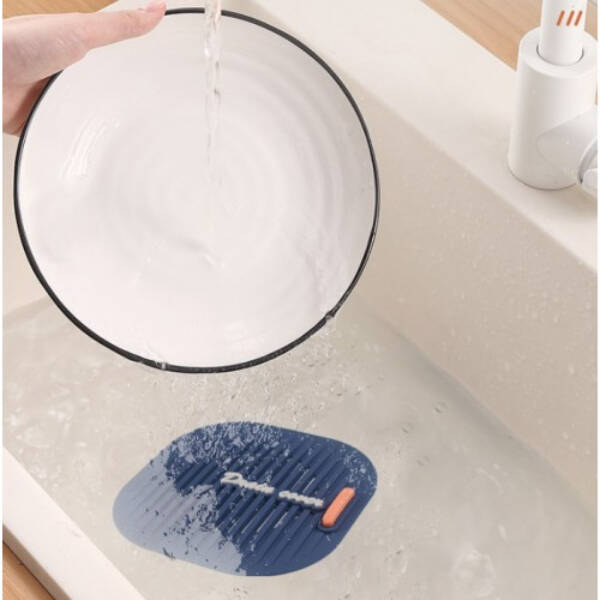 Süzgeçli Lavabo Gider Koruyucu Mat Gri - 2