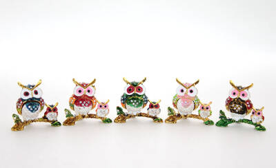 Swarovski 2'li Baykuş Model 2