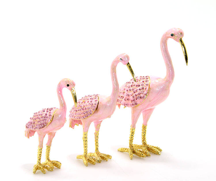 Swarovski 3'lü Flamingo - 1